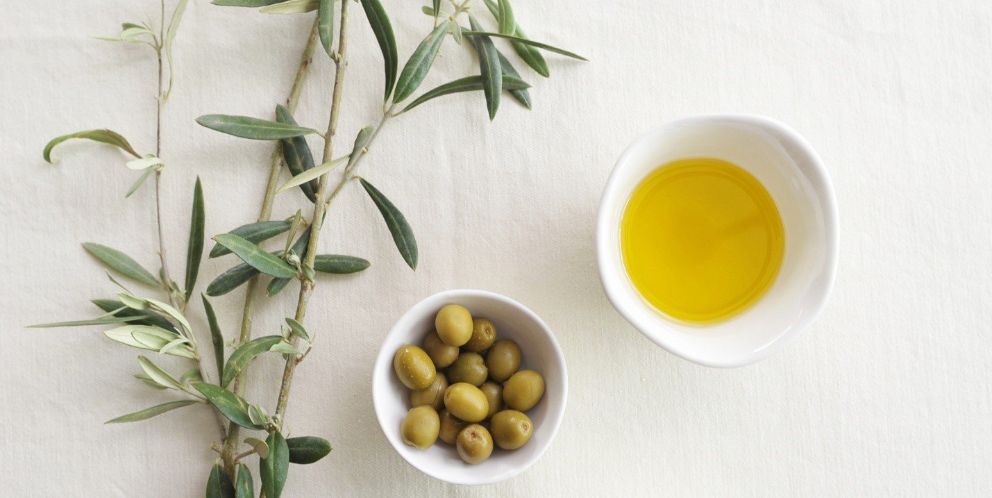 Olives olive oil and olive leaf extract