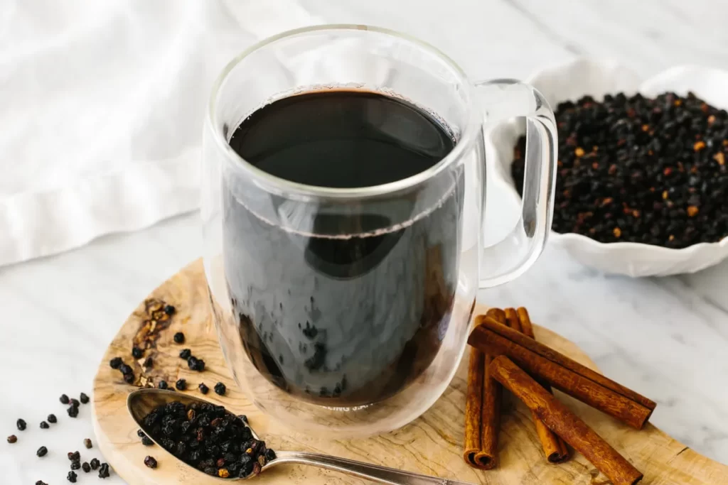 elderberry tea Anti-aging diet