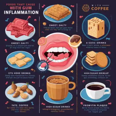 Alimentos que causan inflamación de las encías