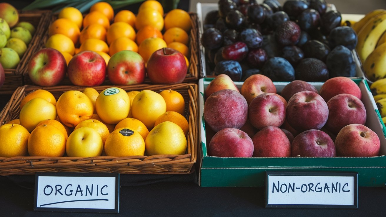 what's the difference between organic and non-organic food