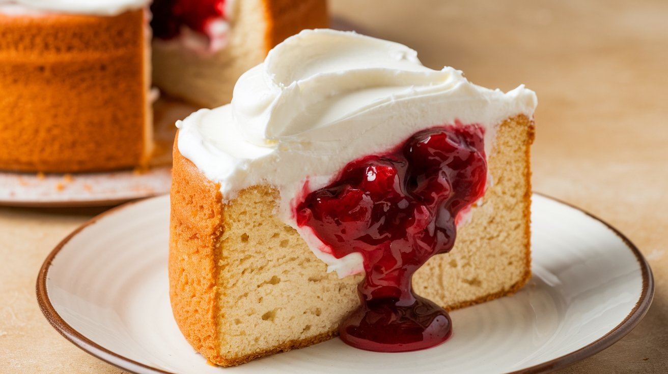 Angel food cake recipe with pie filling and cream cheese