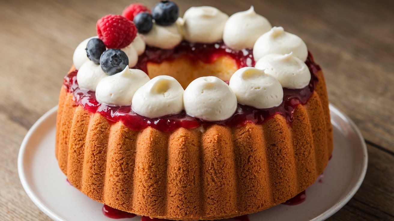 Angel food cake recipe with pie filling and cream cheese